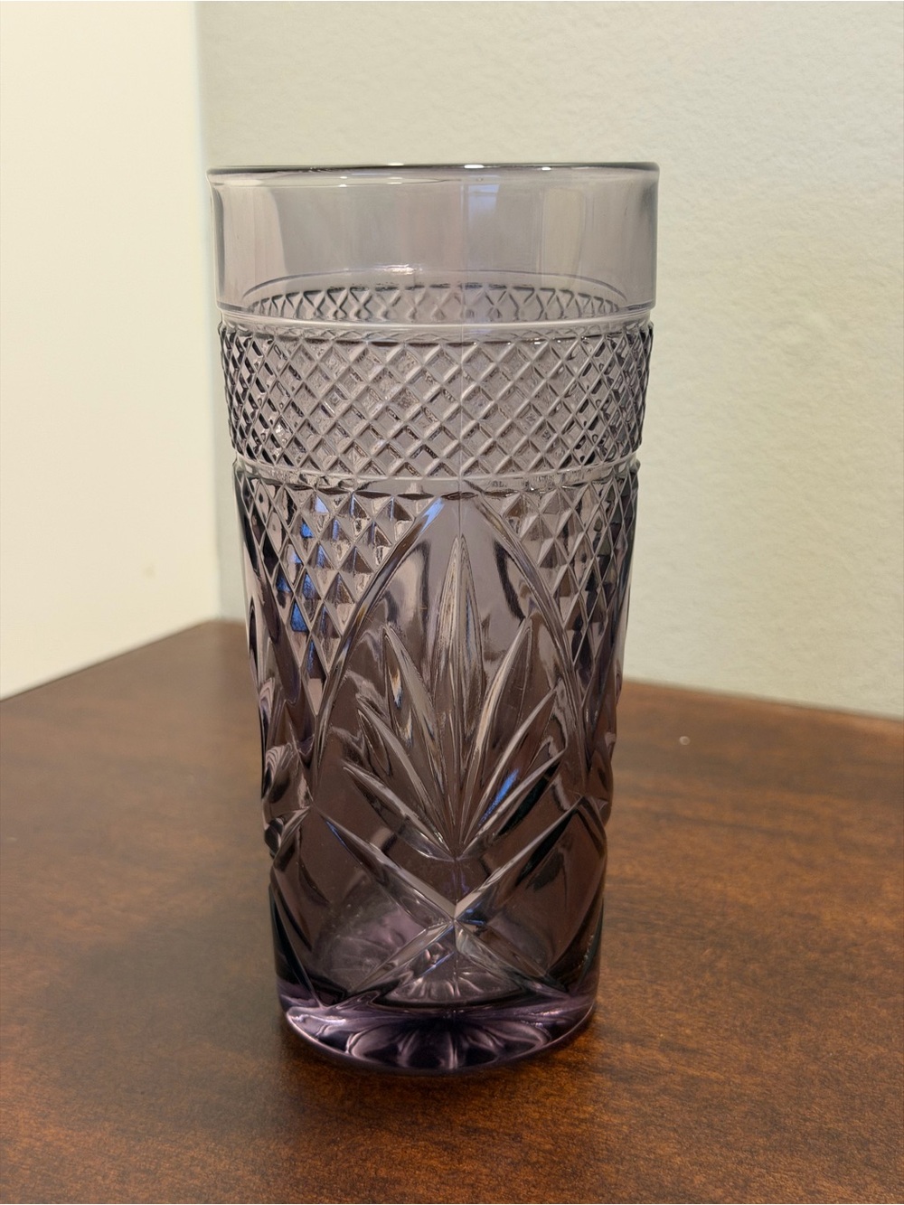 Cristal D’Arques Antique Purple Amethyst Durand Cooler/Tumbler.